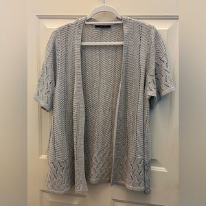 Cyrus short sleeved open sweater. Size 1X. Cute and flattering design.